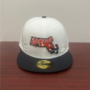 New Era, 59Fifty Fitted Hat, Boston Red Sox, State Map